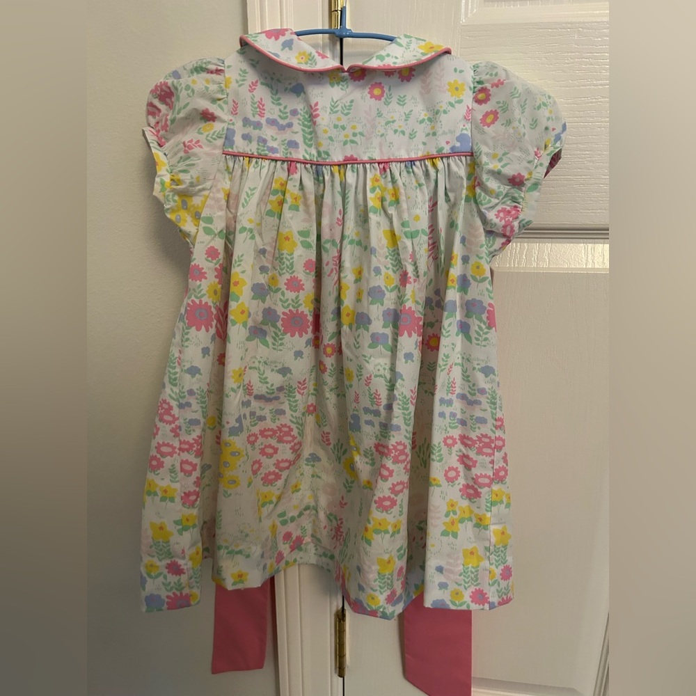 Beaufort Bonnet Co Floral Puff Sleeve Dress with tie waist